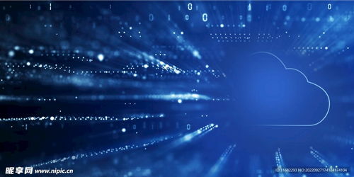 藍(lán)色科技背景設(shè)計圖